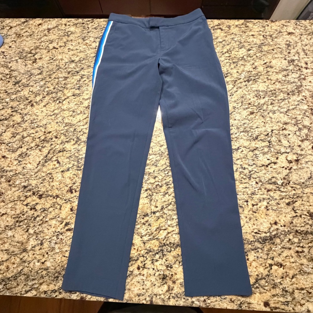 G/FORE Womens Navy Blue Side Stripe Golf Pants Size 2 ws